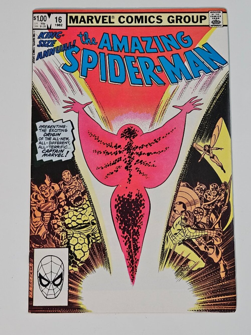Amazing Spider-Man Annual #16 (Marvel Comics, 1982)  1st App Monica Rambeau